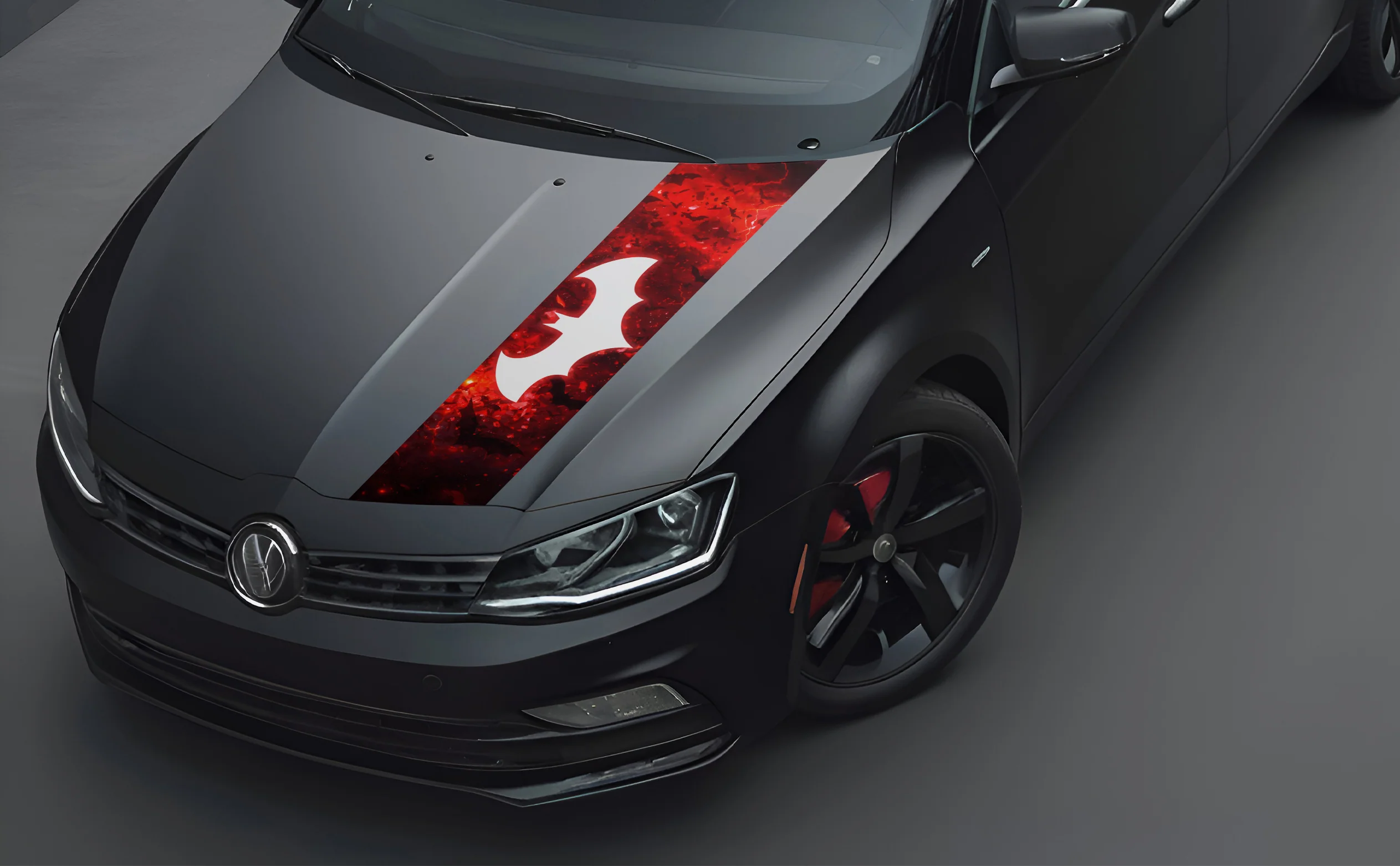 Bat1 Bonnet Wrap for Cars