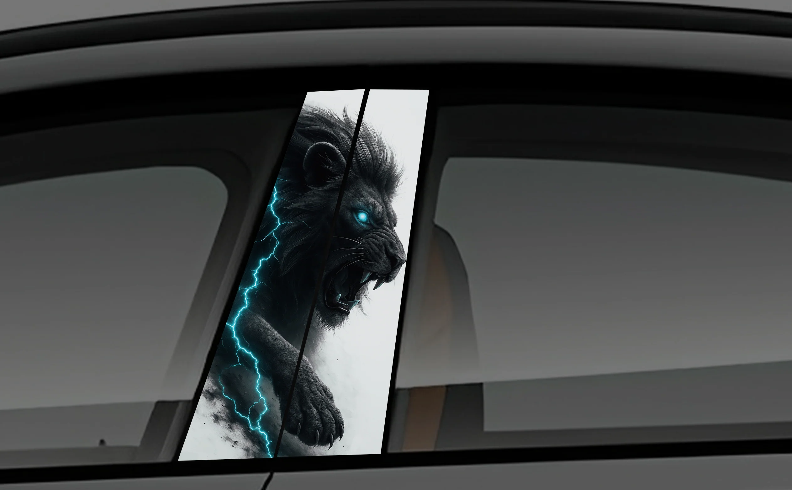 Cosmic King Window Pillar Wrap for Cars