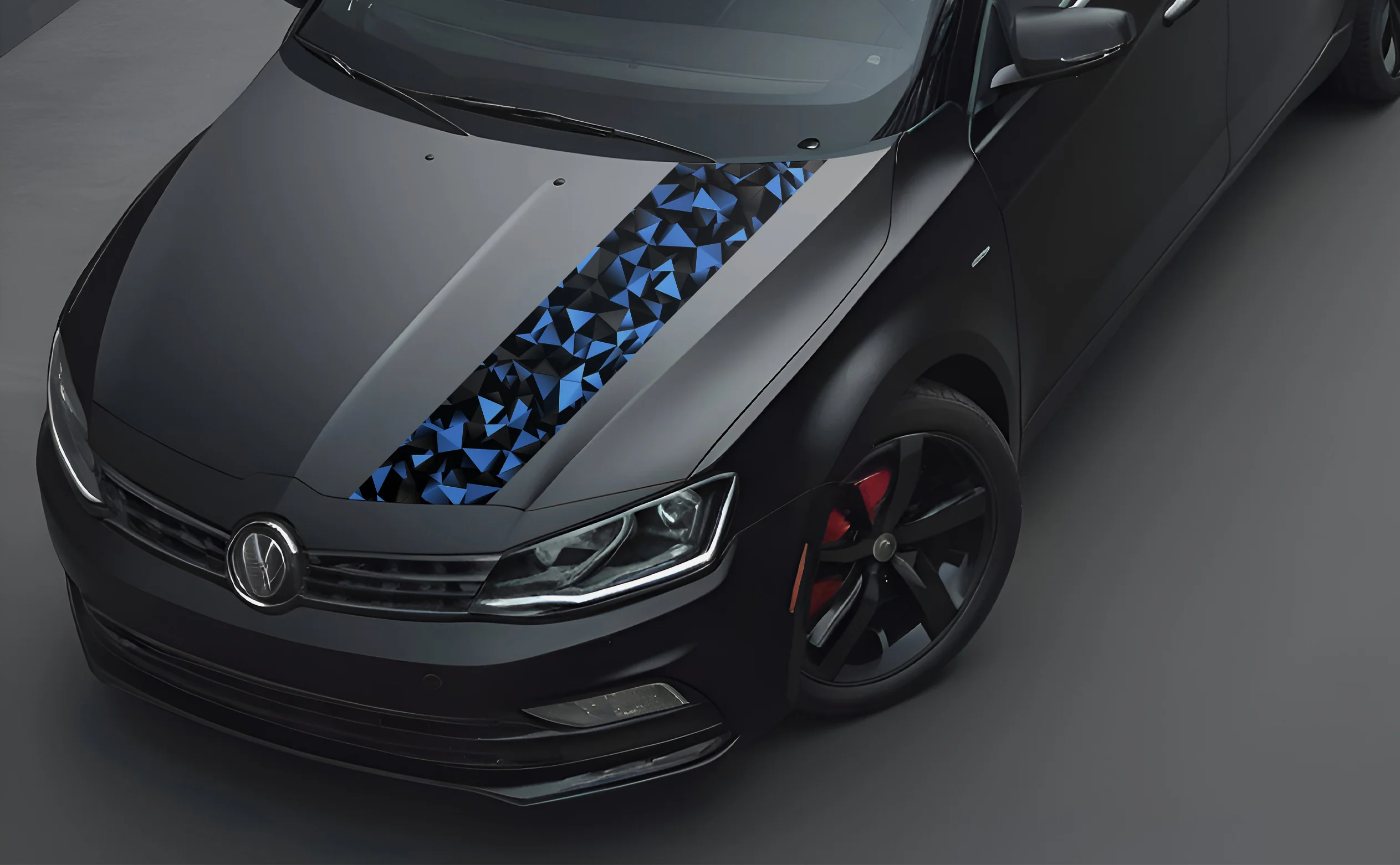 Crystal1a Bonnet Wrap for Cars