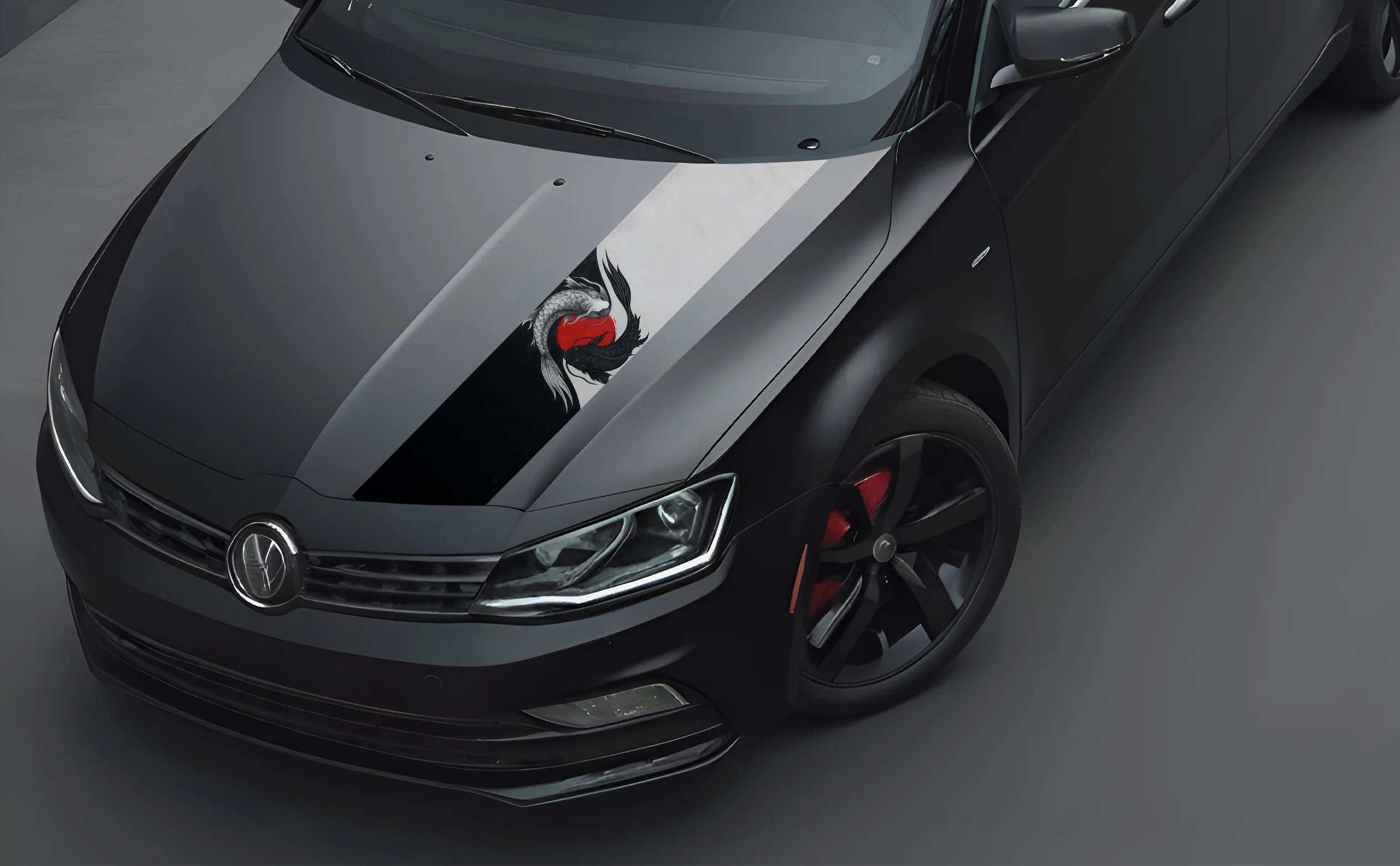 Dance Of Duality Bonnet Wrap for Cars