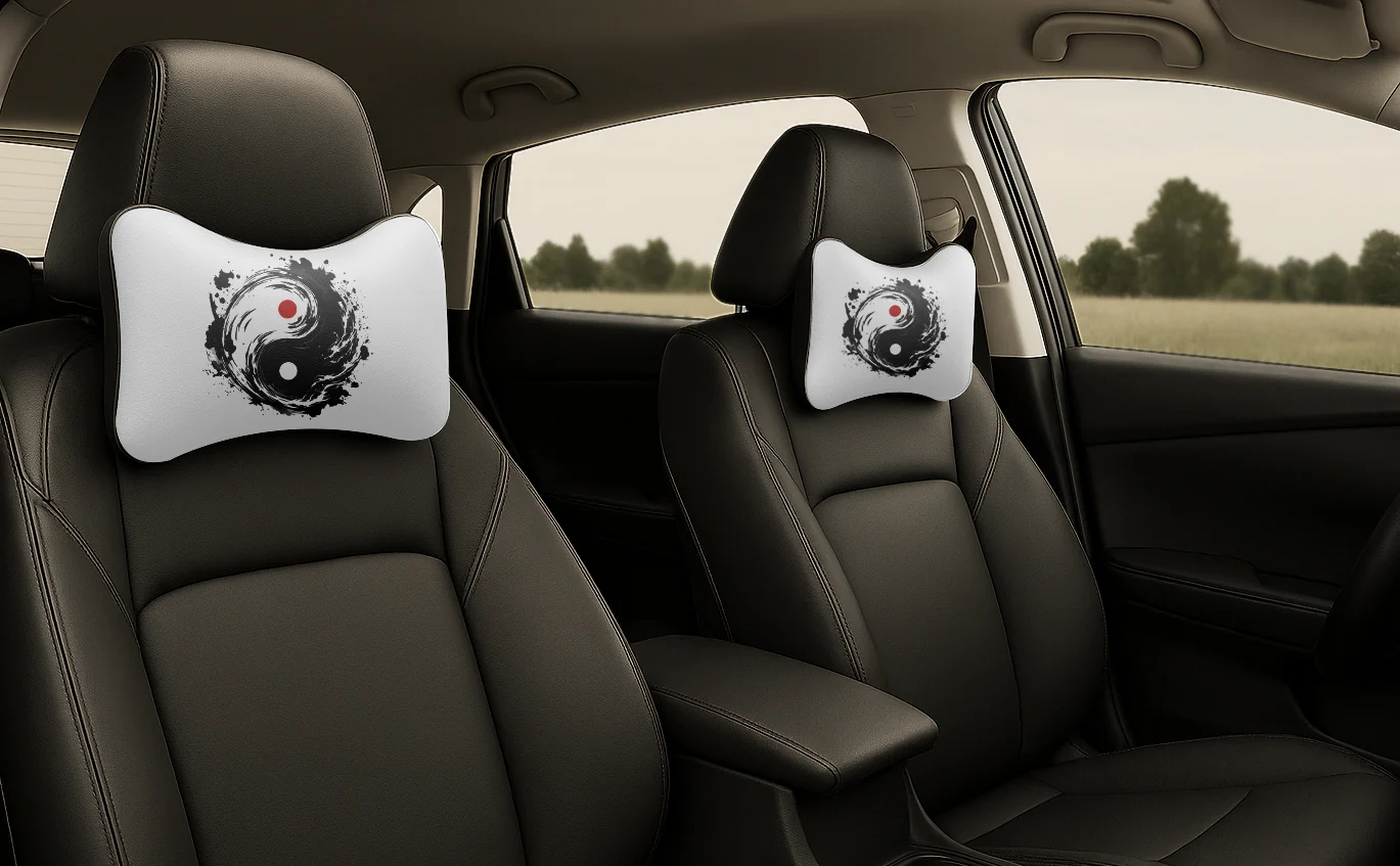 Dance Of Duality Neck Rest for Cars