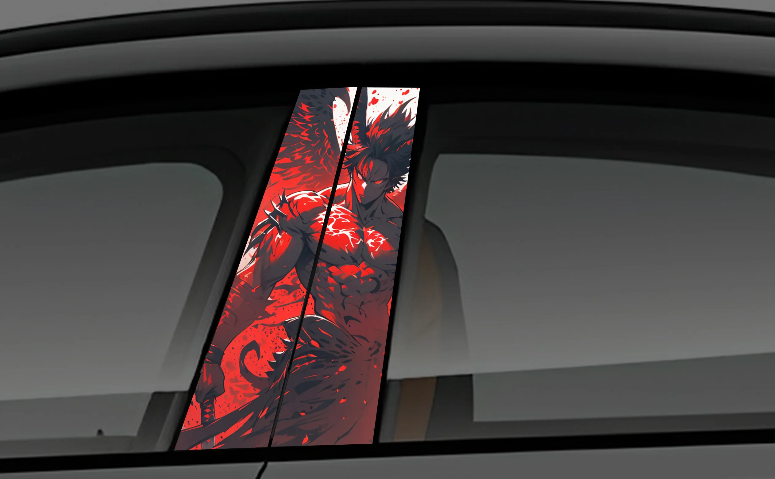 Hell Raiser Window Pillar Wrap for Cars