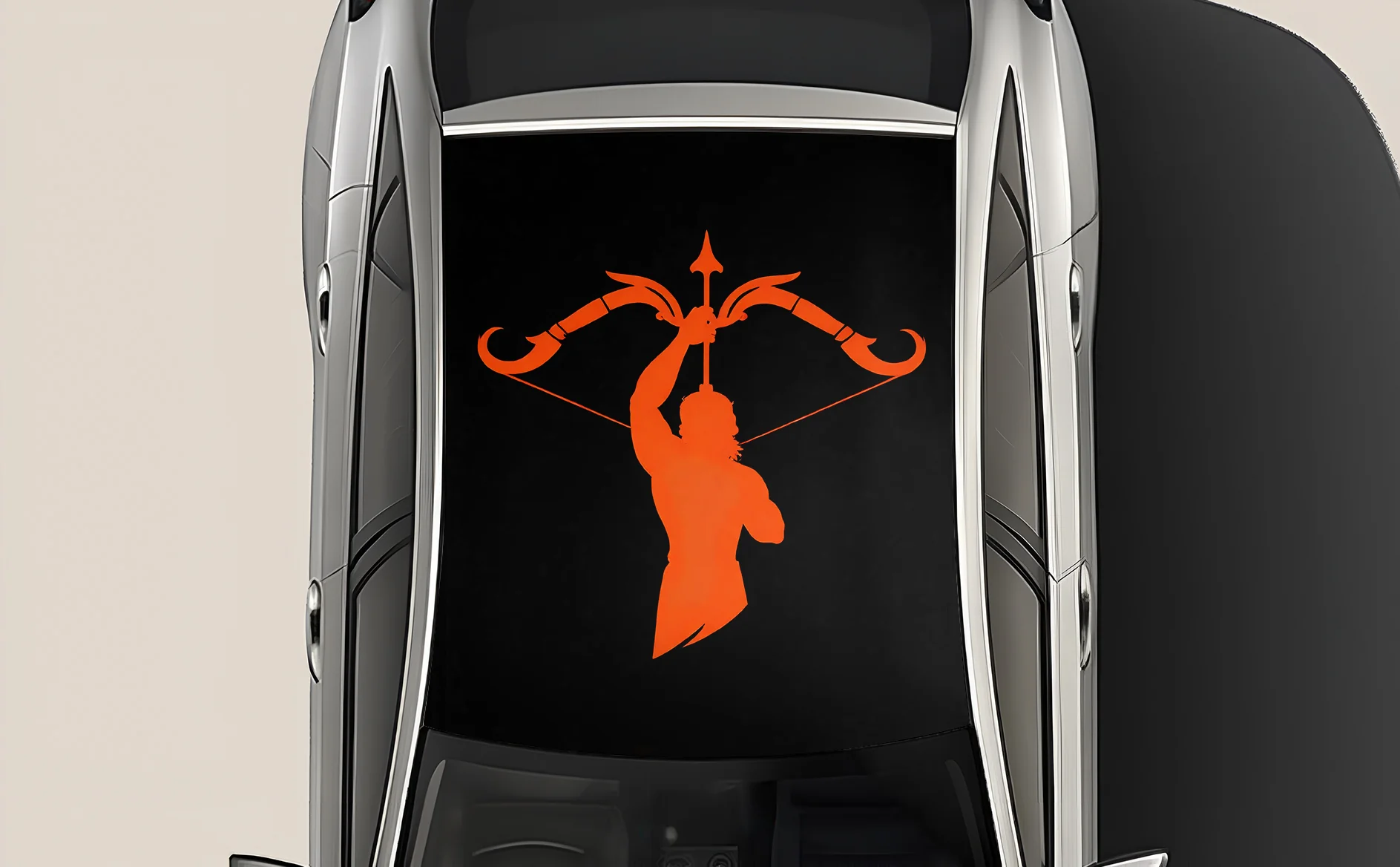 Jai Shree Ram Wrap for Roof Top for Cars - Image 2