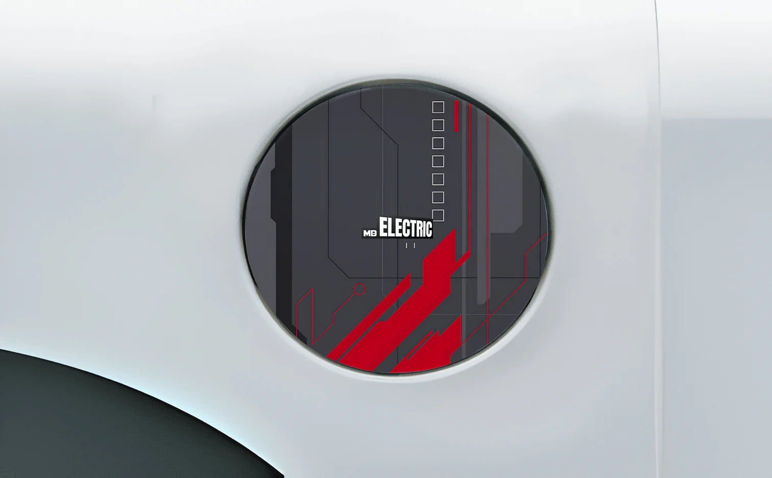 Racing Pulse Fuel Cap Wrap for Cars - Image 4