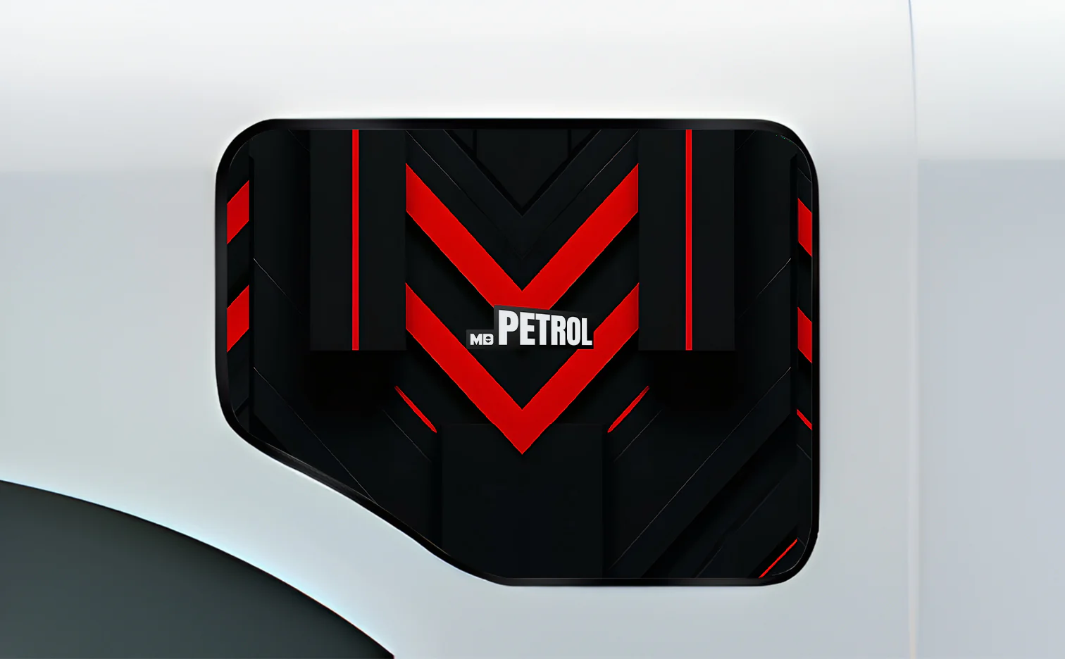 Red Strip Fuel Cap Wrap for Cars - Image 6