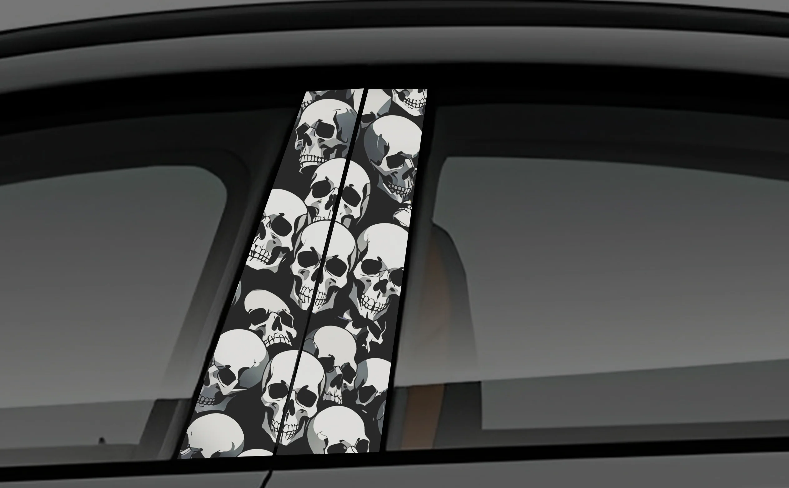 Skulls Of Eternitys Window Pillar Wrap for Cars