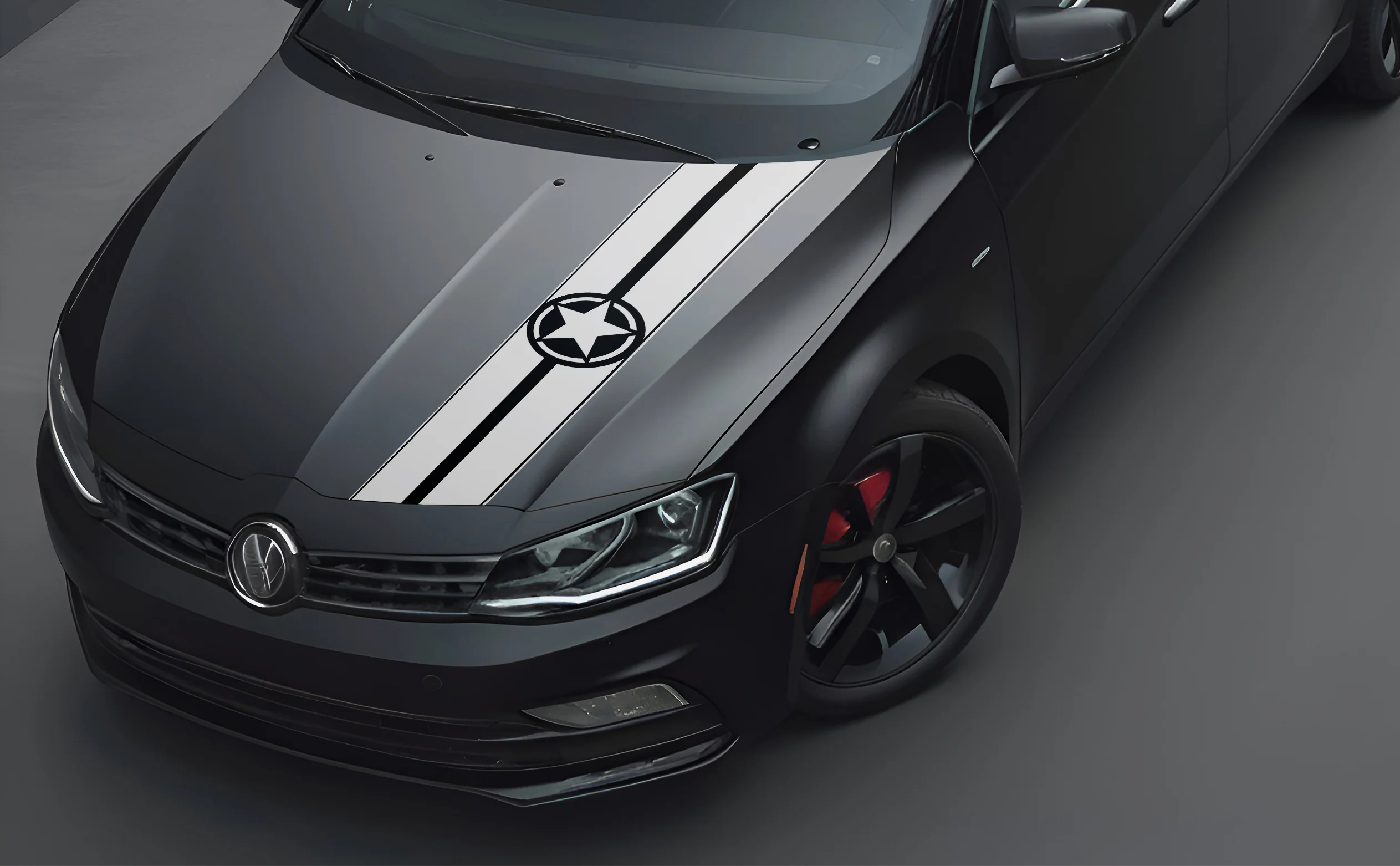 Strip 8 Bonnet Wrap for Cars