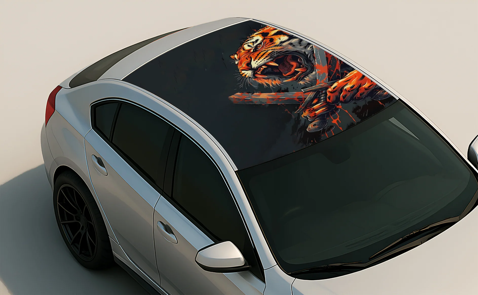 Tigrave Wrap for Roof Top for Cars - Image 2