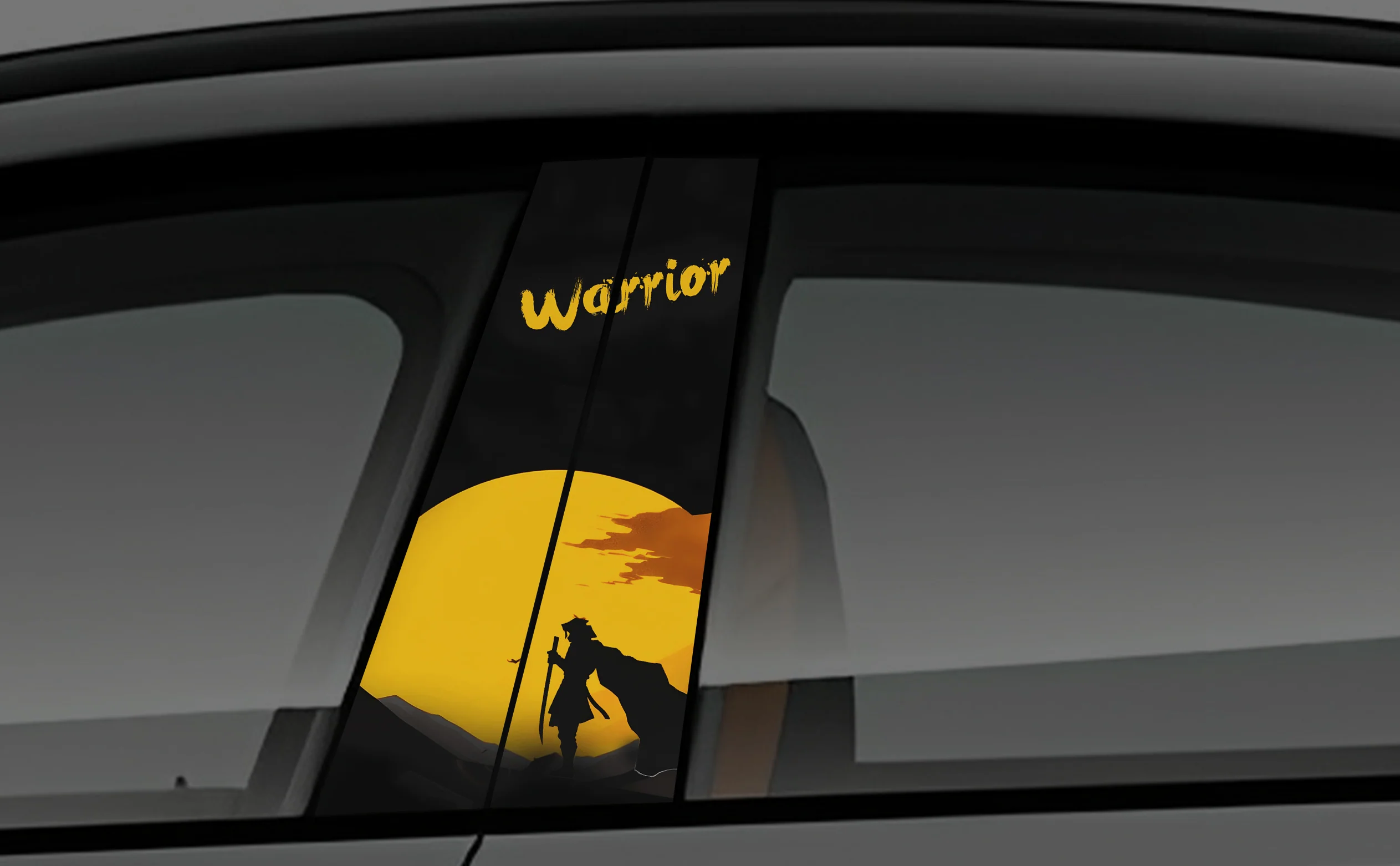 Warrior Window Pillar Wrap for Cars